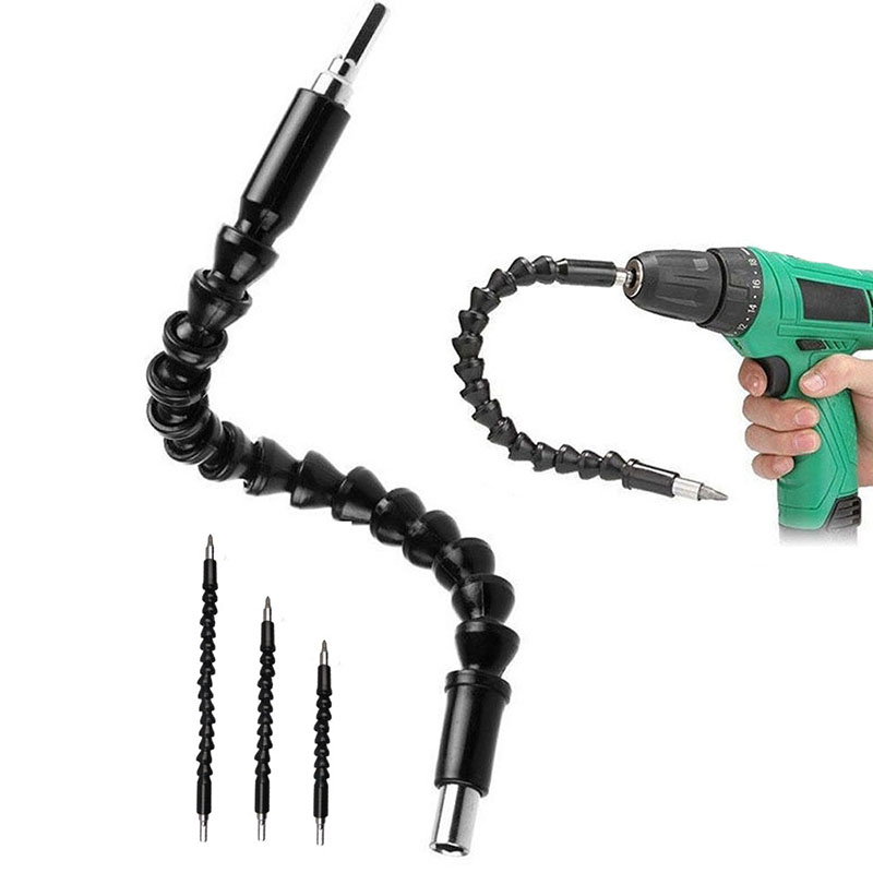 Flexible Hose Braided - Punta per cacciavite per trapano elettrico